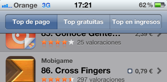 Datos de descarga del «Monkey Tunes» Ranking App Store