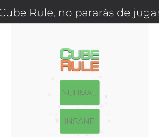 Cube Rule, pon tu mente a prueba pero no te pongas nervioso